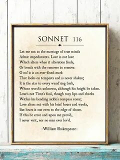 Сонет 116 шекспир