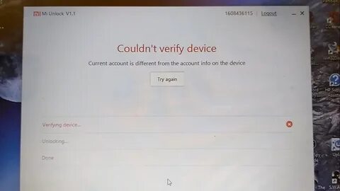 Verify your device