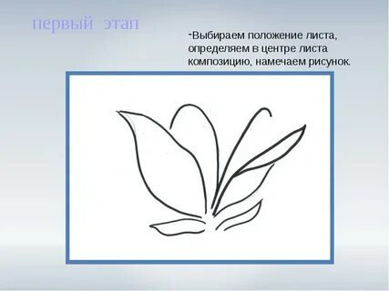 Положение листа