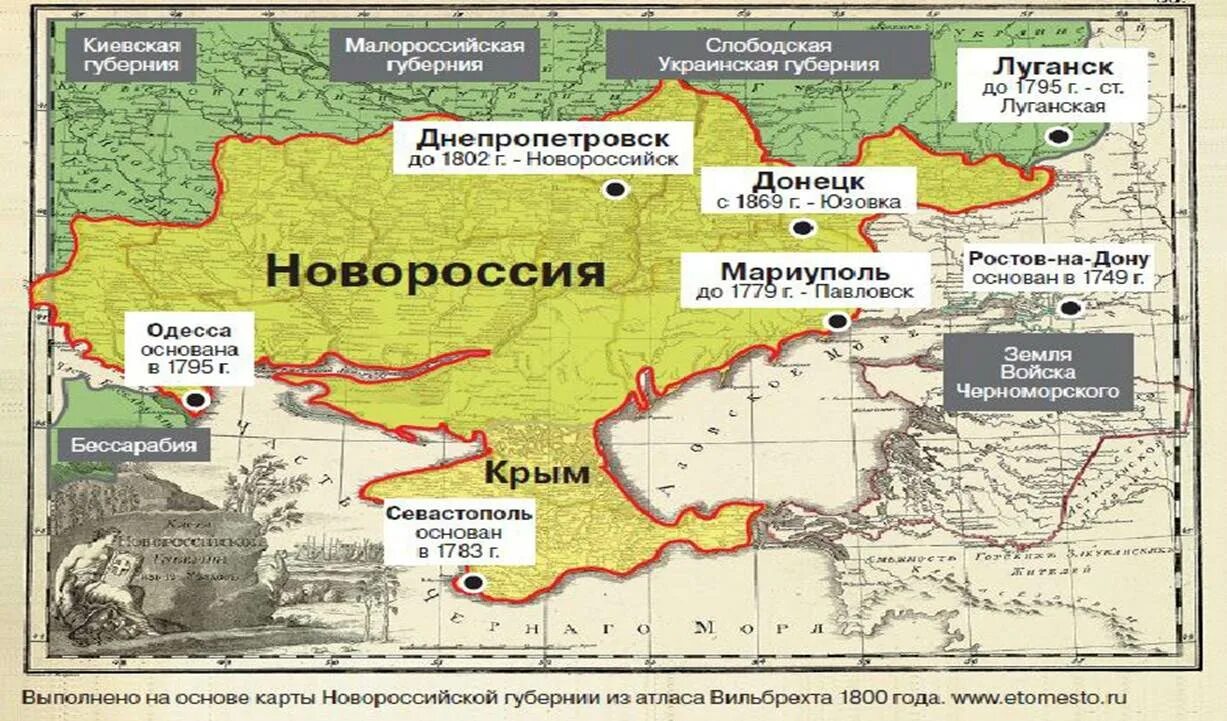 Карта Новороссии и Крыма в 18 веке. Карта Новороссии 18 век. Присоединение Новороссии к России карта. Освоение Новороссии и Крыма карта 18 век. Украина год основания