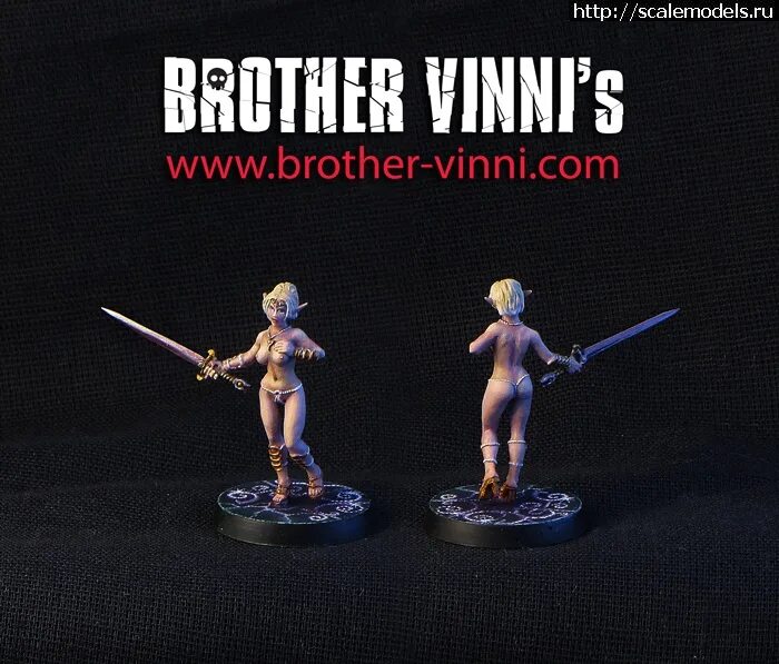 Www brother. Brother Vinni. Brother Vinni миниатюры. Raider girl 28 mm, brother Vinni`s.