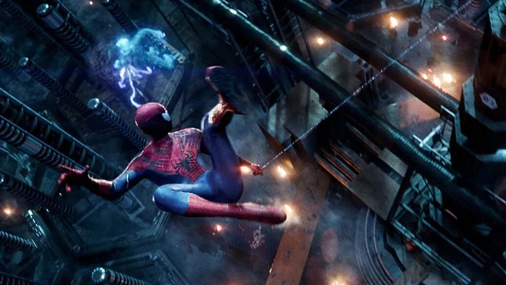Человек паук 2 напряжение. The amazing spider-man 2: rise of electro. the amazing spider-man 2 трейлер. amazing spider man трейлер. человек-паук с эндрю гарфилдом 2 часть.