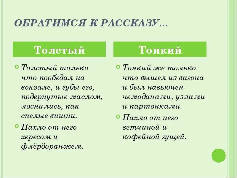 Таблица по литературе 6 класс толстый и тонкий. Толстый и тонкий 6 класс. Произведение толстый и тонкий. Толстый и тонкий сравнительная характеристика.