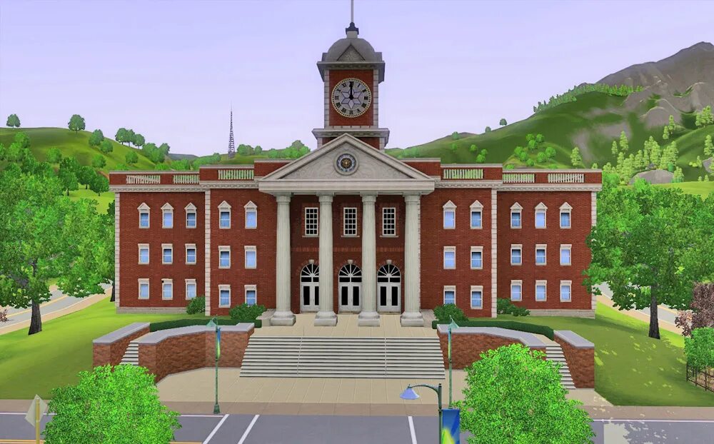 3 city hall. City Hall SIMS 4. SIMS 3 ратуша. Ратуша симс 4. SIMS 2 City Hall.