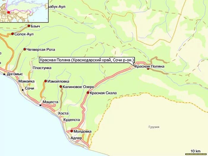 Сочи красная Поляна на карте Краснодарского края. Красная Поляна на карте Краснодарского края. Хоста на карте Краснодарского края. Лазаревское и Дагомыс на карте Сочи. Головинка как добраться