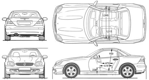 Mercedes benz размеры