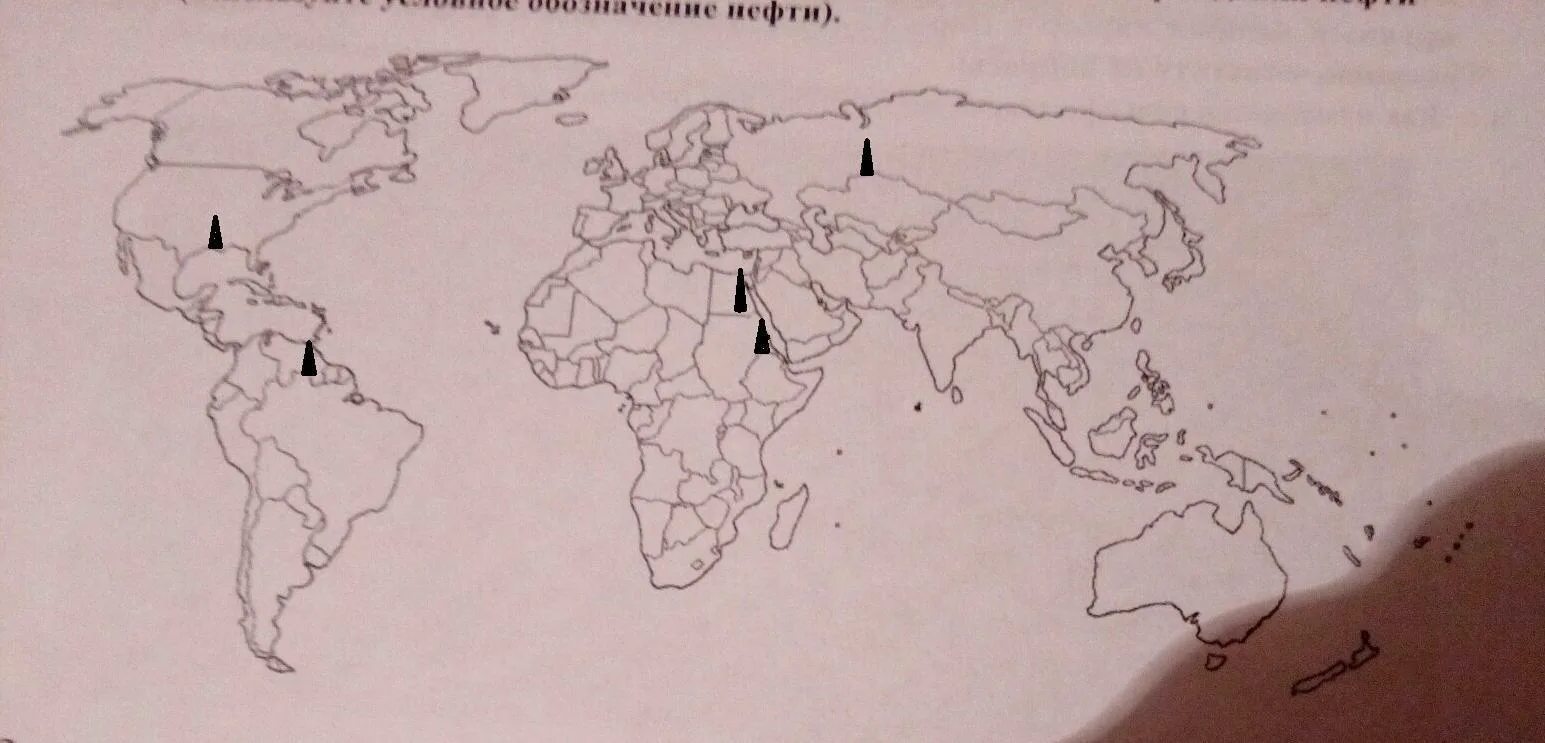 Крупнейшие месторождения нефти в мире на карте.
