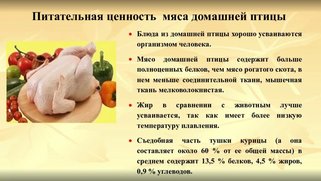 Помогите юэгую добыть мясо птицы 2. Мясо птицы презентация. Пищевая ценность мяса. Ценность мяса. Питательная ценность мяса птицы.