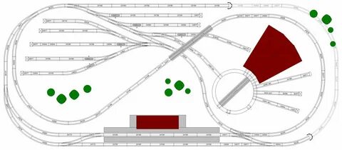 Marklin HO 4 × 8 Layout.