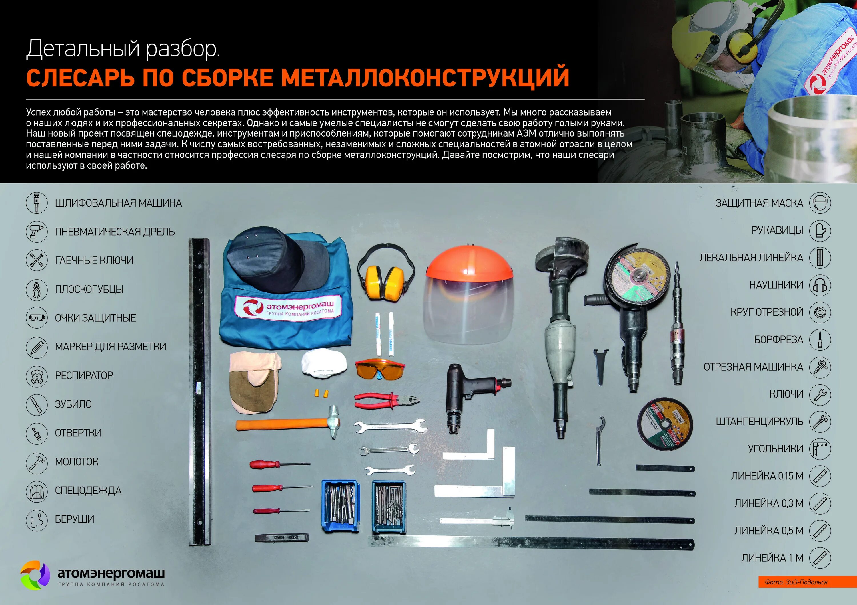 Рд при работе с инструментом и приспособлениями
