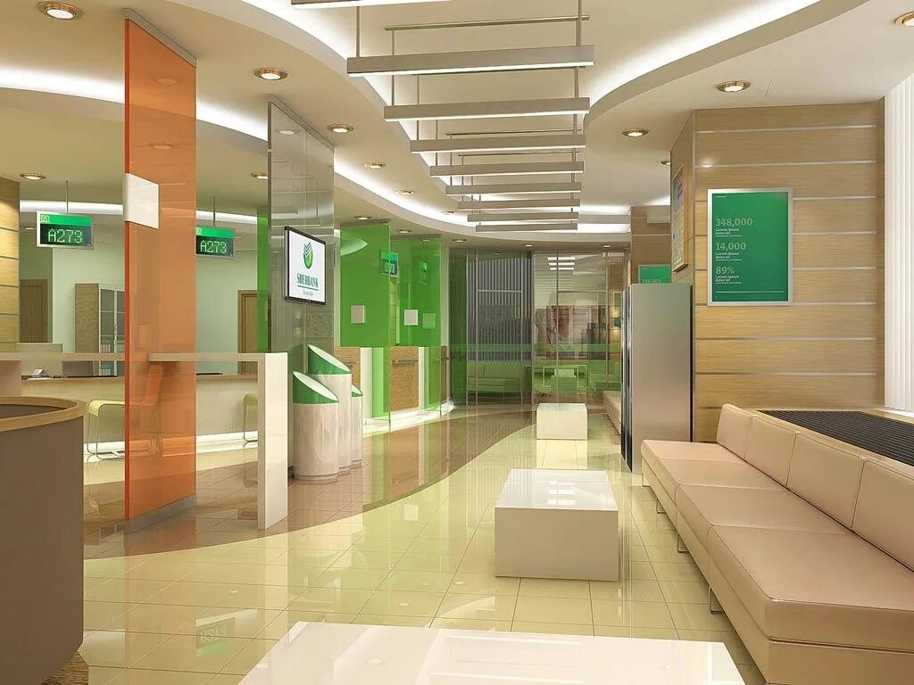 "Zenit" Bank interior design :: Behance