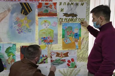 Выставка рисунков на 9 мая