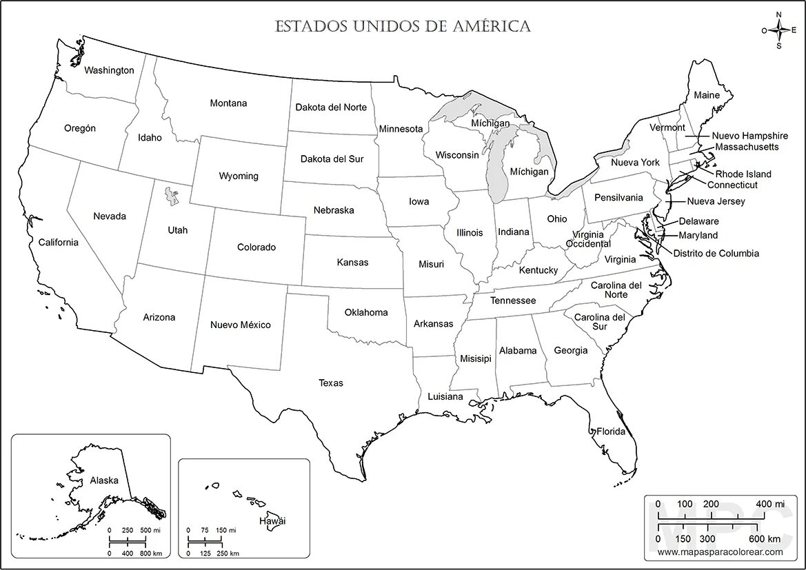 Штаты сша карта с названиями. Карта США со Штатами. Контурная карта Америки со Штатами. Контурная карта Штатов США. Карта Америки со Штатами.