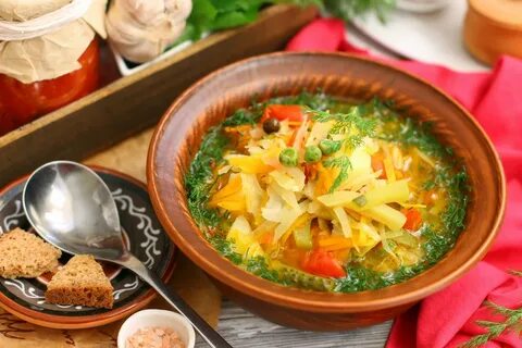 Щи из соленой капусты