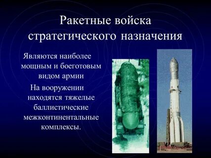 Ракетные войска назначение