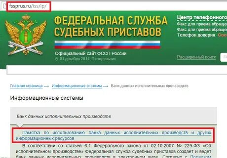 Федеральный сайт должников