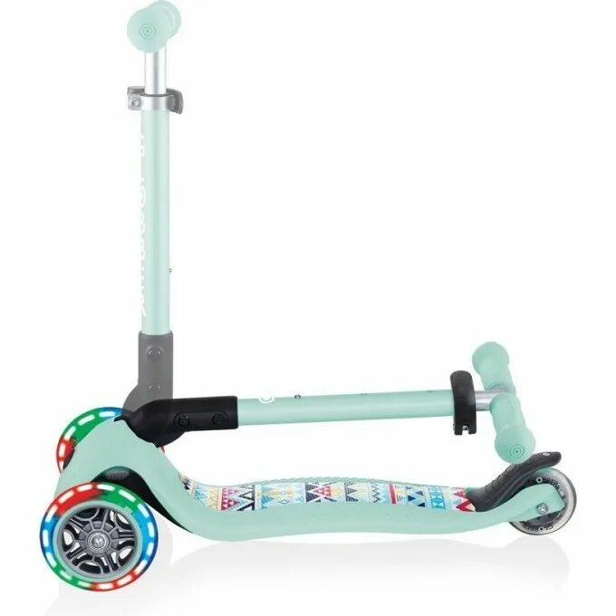 Globber lights. Самокат globber junior foldable lights. самокат зефир лайт мятный. globber junior, зеленый, серый. junior foldable lights зелёный.
