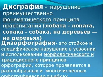 Дизорфография