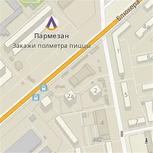 Блюхера 45 екатеринбург на карте