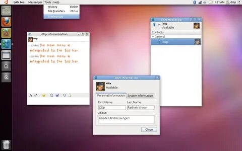 Messenger linux