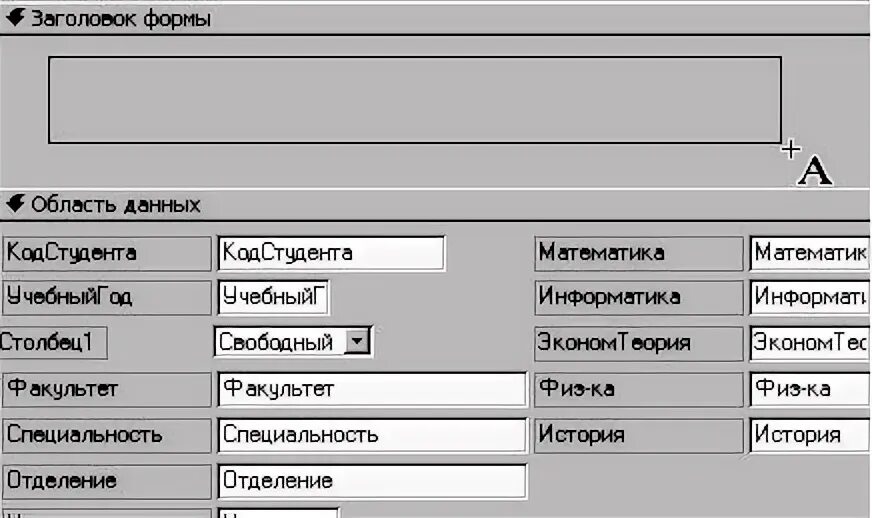 Необходимые данные отсутствуют. Панель элементов в access. Элементы управления формы в access. Отсутствие в списке в access.