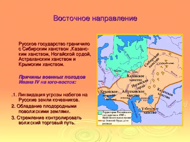 Восточное направление история. Военные походы Ивана 4 Крымское ханство. Походы Ивана 4 на Крымское ханство карта. Внешняя политика Ивана Грозного присоединение Крымского ханства.