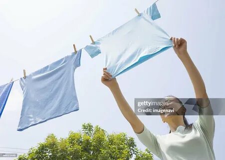 Hang up washing