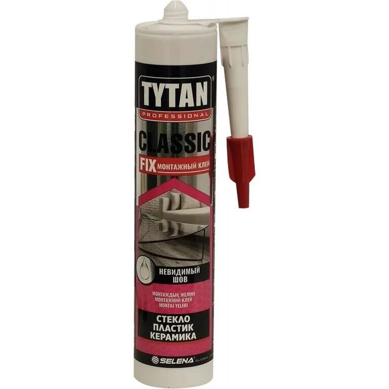 Клей монтажный Tytan Classic Fix, 280 мл, прозрачный. 82565305 Клей монтажный Tytan Classic Fix, 280 мл, прозрачный. Tytan Classic Fix монтажный клей. Tytan Classic Fix клей монтажный стекло пластик керамика. Монтажный клей tytan classic fix прозрачный