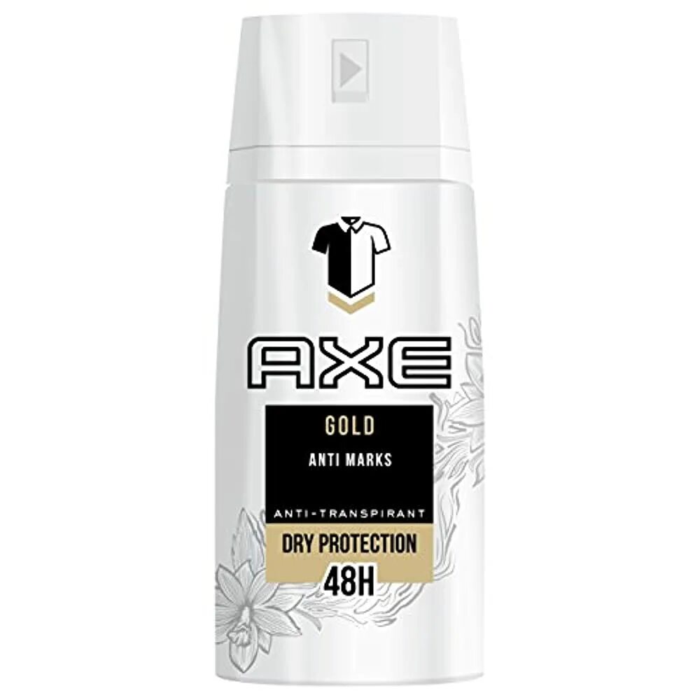 Gold anti. Axe Gold дезодорант мужской. Дезодорант АХЕ Gold 150 мл. Акс дезодорант спрей 150мл Голд. Дезодорант Axe Anti Marks Protection.