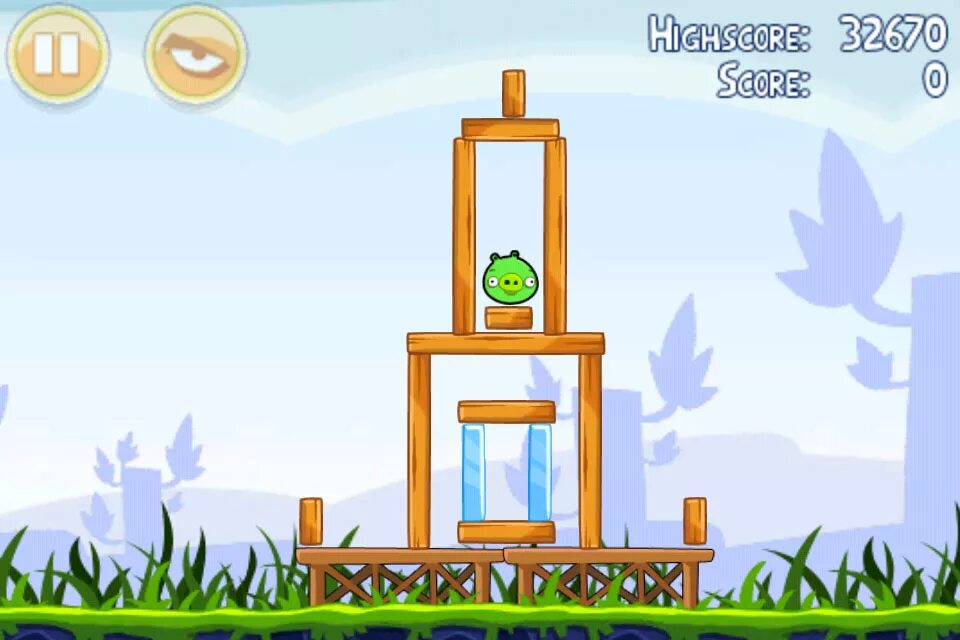 Birds 1 часть. Angry Birds 1 игра. Уровни из игры Энгри бердз. Уровень игры Angry Birds.1-1. Первый уровень игры Angry Birds.