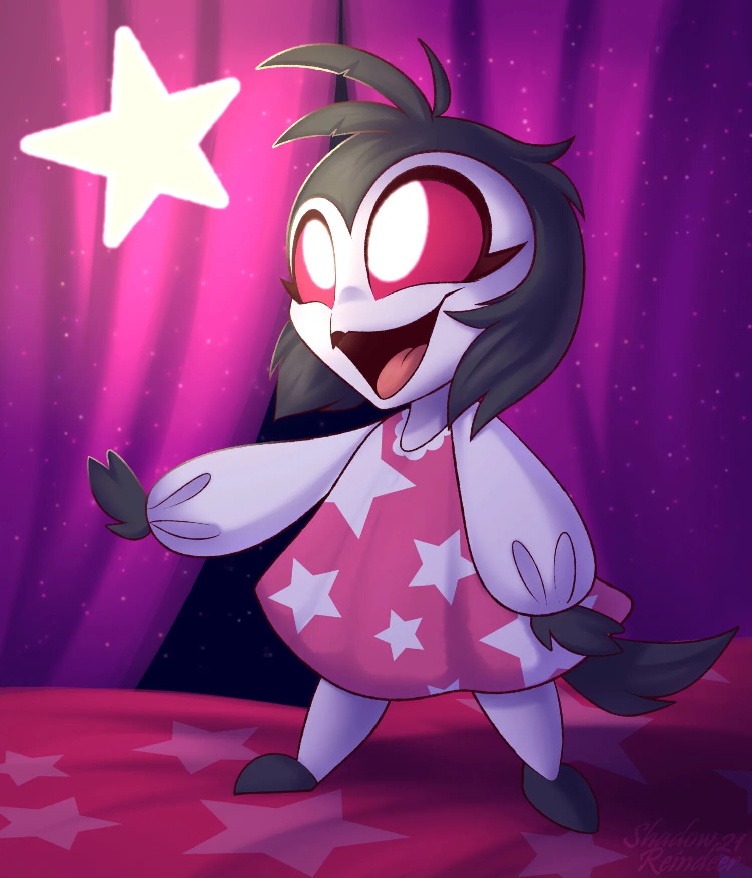 Helluva boss octavia. Octavia hel. octavia helluva. helluva boss octavia art. helluva boss baby octavia.
