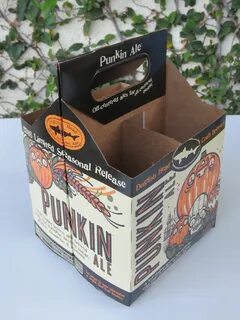 Beer Six pack Holder (4-pack): DOGFISH HEAD Brewery Punkin Ale Lewis, DELAW...