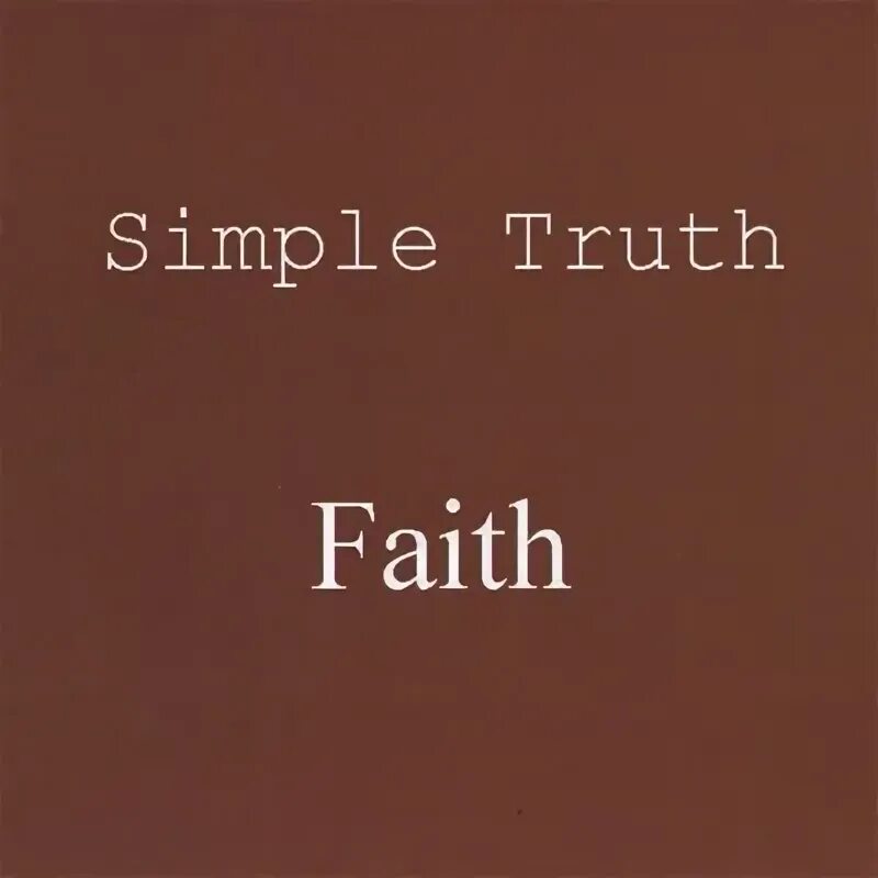 The simple truth is. The simple truth is