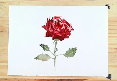 Розы нарисованные на полу