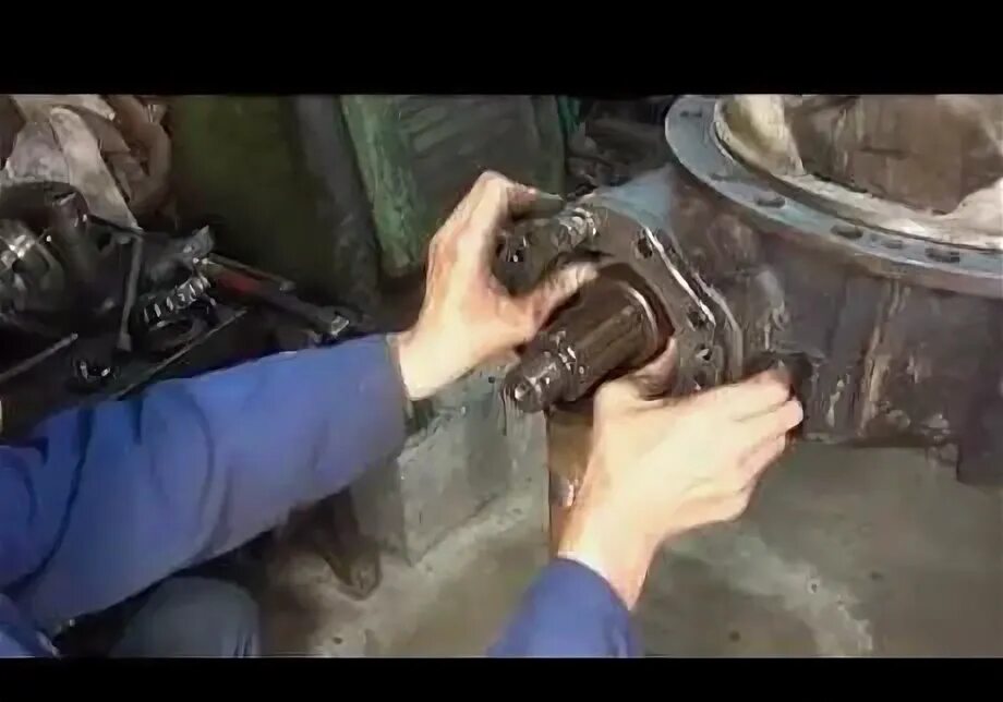 Austausch des Wellendichtrings der Kurbelwelle des Kamaz-Motors