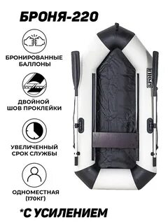 Лодка броня 220