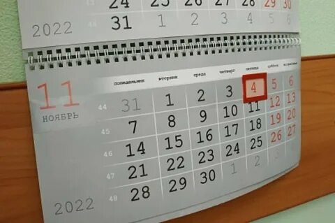 Рабочая неделя в ноябре 24