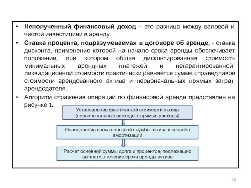 Чистый инвестиционный актив. Неполученные доходы. Расчет чистых инвестиций в аренду. Чистая инвестиция в аренду. Доходы от финансовой деятельности это.