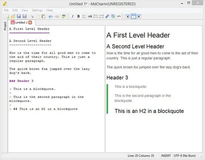 Markdown новая строка