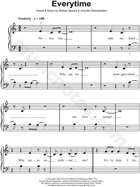 Every time text. Ноты для фортепиано бритни спирс. everytime britney spears ноты. britney spears everytime ноты для фортепиано. ноты everytime britney.