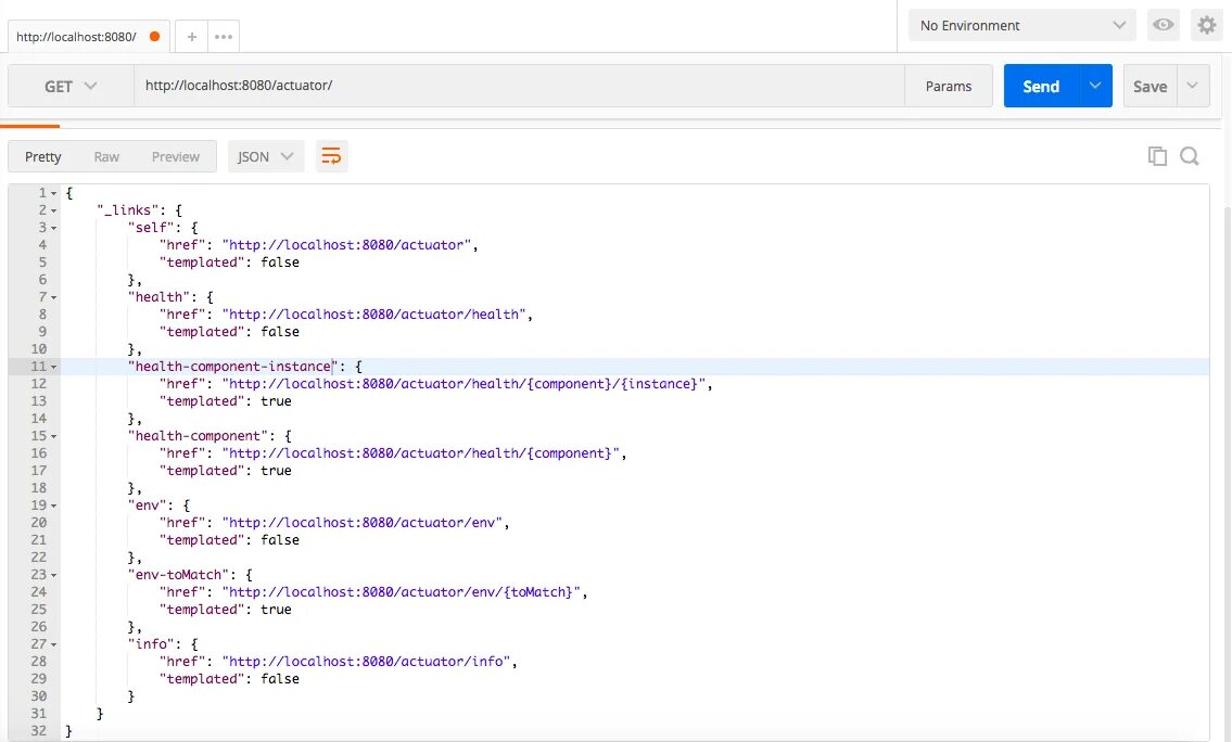 Localhost json