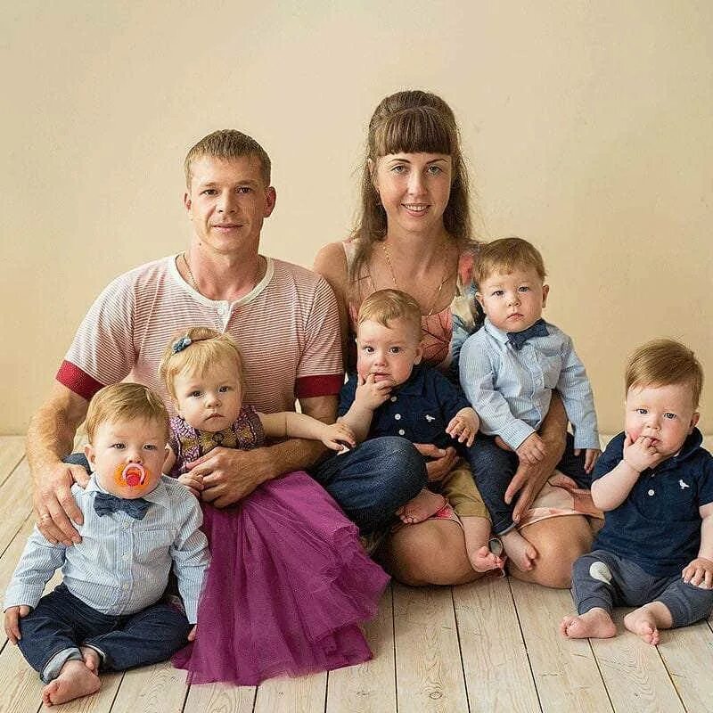 Многодетная семья. Семья с пятью детьми. Многодетная мать. Секреты многодетной мамы