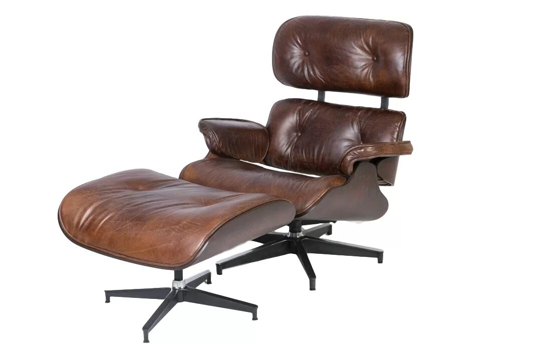Ое кресло. Eames TETCHAIR кресло. Кресло кожаное с деревом l440k. Банкетка-кресло. Кожаное кресло с пуфом.