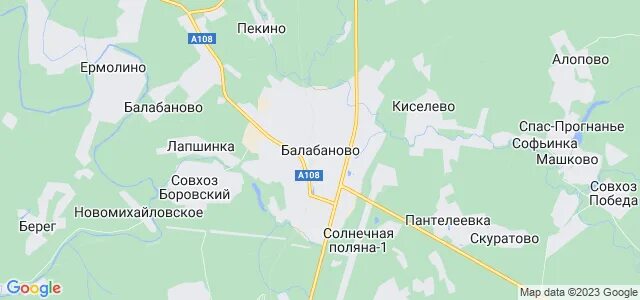 Балабаново московская область на карте. Балабаново на карте. карта балабаново калужской.