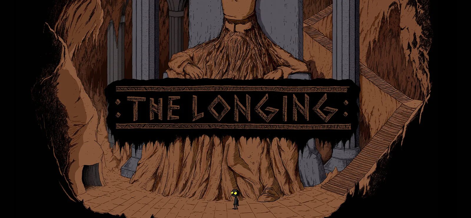 The longing игра андроид. Лонгинг игра. the longing король. the longing тень. the longing арт.