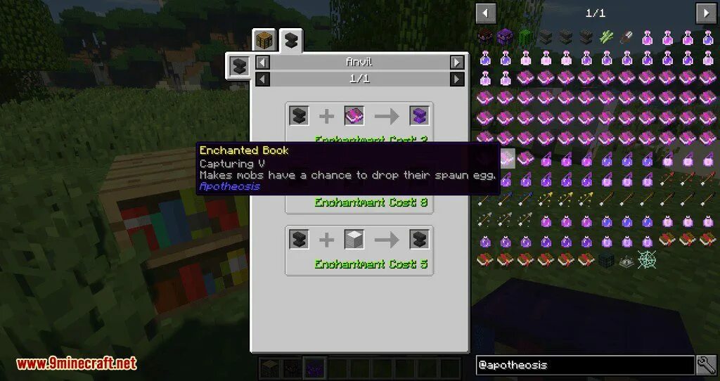 Enchanted block entities