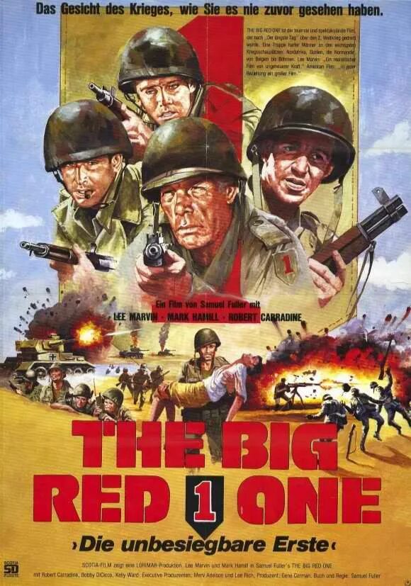 Red one перевод. Большая красная единица фильм 1980. большая красная единица. big red one. красный плакат большой.