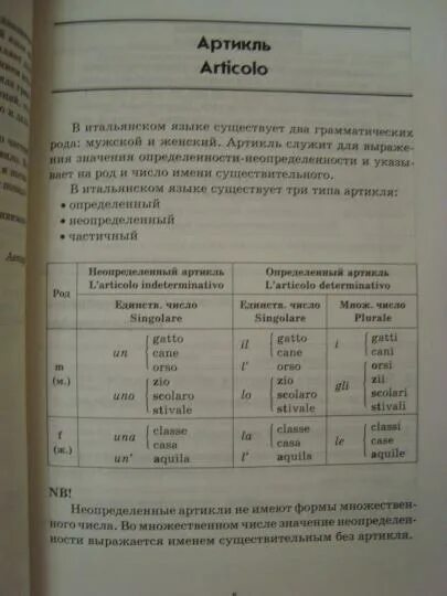 Грамматика итальянского языка в таблицах с упражнениями и тестами Петрова А. К. 