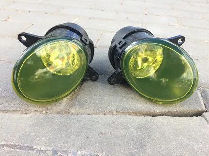 Противотуманки желтого цвета