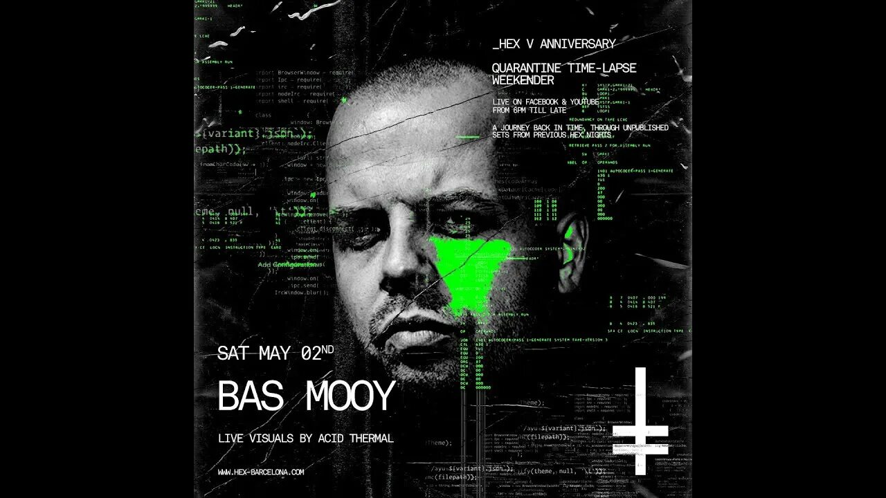 Bas потоки. Bas mooy. hex recordings. hex barcelona.
